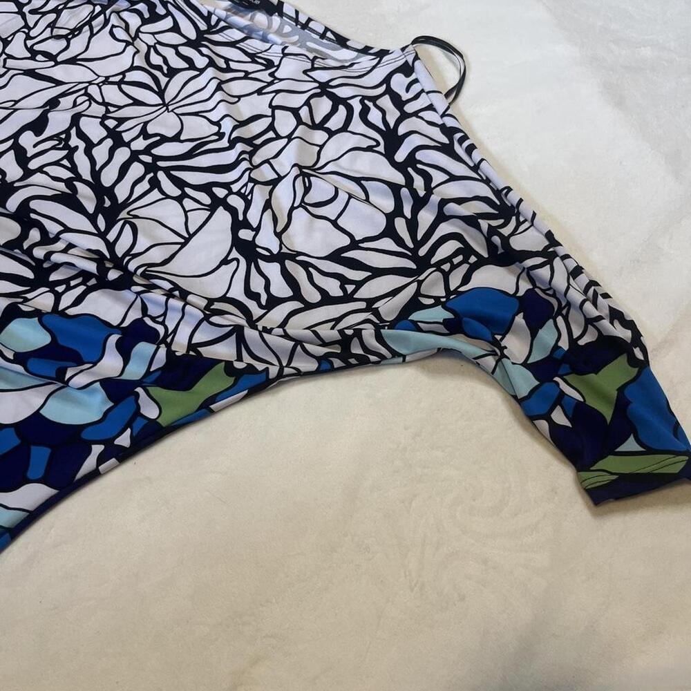 MAJORA FLORAL RUCHED TOP - Picture 3 of 5
